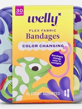 WELLY Colorful Color Changing Fabric Bandages